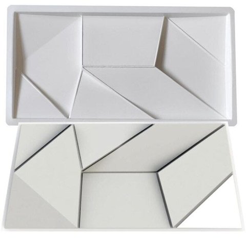 Forma Para Gesso 3d 54x27cm em Abs Virgem 2mm IN288