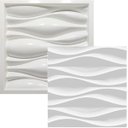 Ver imagem 2 de Forma Molde Para Gesso 3d Ondas Dunas 40x40cm Abs 2mm Gesso E Cimentício 3d