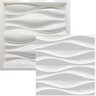 Forma Molde Para Gesso 3d Ondas Dunas 40x40cm Abs 2mm Gesso E Cimentício 3d - 2