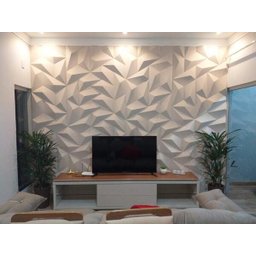Forma Molde Gesso 3d Trapezio M 50x25cm Gesso Ou Cimento 3d - 3
