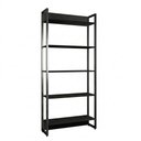 Ver imagem 2 de Estante Porto 80cm com 5 Prateleiras Preto D'rossi