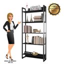 Ver imagem 4 de Estante Porto 80cm Com 5 Prateleiras Preto D'Rossi