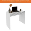 Ver imagem 7 de Escrivaninha para Home Office e Estudos com 1 Gaveta Detalhe Ripado Me4173 Tecnomobili Branco