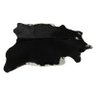 Tapete de Couro de Boi. Pele Bovina Natural. 1,80 x 2,10 M. Preto e Branco. P676A - 1