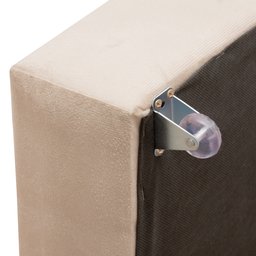Puff Organizador Dobrável que Vira Colchão Cama Solteiro para Visitas Descanso - 9