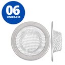 Ver imagem 1 de Ralinho Japonês Para Pia Lavatório Tanque em Inox 47mm | Utilimix | Kit 06 Un