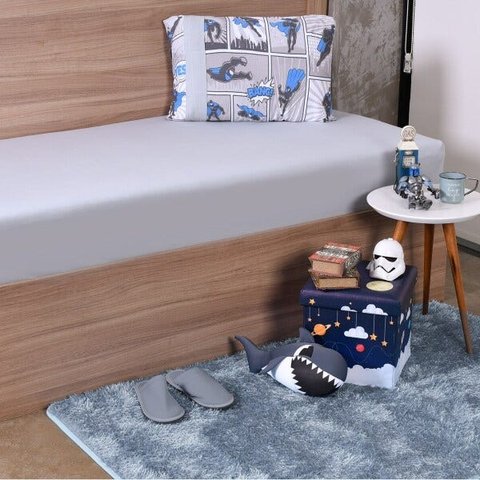 Jogo De Cama Infantil Solteiro Malha 100% Algodão Heroes - Bene Casa