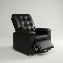 Ver imagem 6 de Poltrona do Papai Reclinável Mesquita em Corino Conforto Premium para Sala e Quarto:Preto