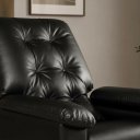 Ver mais imagens de Poltrona do Papai Reclinável Mesquita em Corino Conforto Premium para Sala e Quarto:Preto