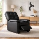 Ver imagem 4 de Poltrona do Papai Reclinável Mesquita em Corino Conforto Premium para Sala e Quarto:Preto