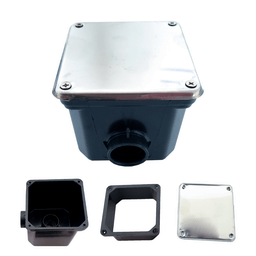 Caixa Passagem Tampa Inox - 1