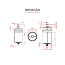 Ver imagem 3 de Refil para Purificador de Água H2o Modelo Cristal Durín