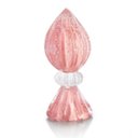 Ver imagem 1 de Vaso Pinha Com Base. Em Cristal Murano Rosa São Marcos