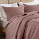 Ver imagem 2 de Colcha Matelassê - Super King - Parma - Rosa - 150 Fios - c/ Porta Travesseiros - Corttex