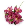 Flor Astromélia Artificial Pink 10 Buquês - 3