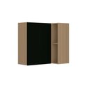 Ver imagem 1 de Armário de Parede Modulado Canto Reto 95cm 2 Portas Slim Luciane