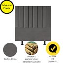 Ver imagem 4 de Cabeceira Estofada Cama Box Solteiro 90 Cm Karla Corino:cinza