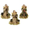 Kit 3 Anjos Natal Plus Fendi Instrumento 17Cm - Magizi - 1