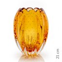 Ver imagem 2 de Vaso Em Cristal Murano Âmbar São Marcos