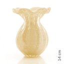 Ver imagem 2 de Vaso Trouxinha Em Cristal Murano Pérola São Marcos