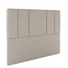 Cabeceira Estofada Casal King Size 195 Cm Venus Linho Bege Skybox - 3