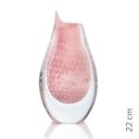 Ver imagem 2 de Vaso Em Cristal Murano Rosa São Marcos