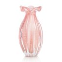 Ver imagem 1 de Vaso Trouxinha Em Cristal Murano Rosa São Marcos