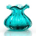 Ver imagem 1 de Vaso Trouxinha Em Cristal Murano Esmeralda São Marcos