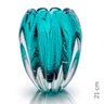 Vaso Em Cristal Murano Esmeralda São Marcos - 2