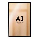 Ver imagem 1 de Moldura Iso A1 Preto Para Quadro Decorativo Com Acrílico