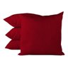 Almofáda Cheia para Sofá Cor Lisa a Sua Escolha 60 x 60 cm - 1Unidade - Vermelho - Liso - 1