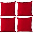 Ver imagem 2 de Almofáda Cheia para Sofá Cor Lisa a Sua Escolha 60 x 60 cm - 1Unidade - Vermelho - Liso