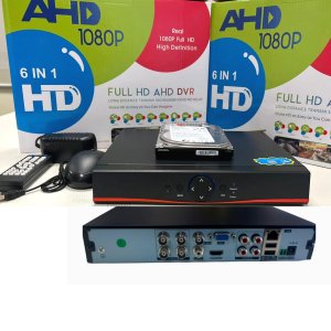 Dvr 4 Canais - Full Hd 1080p 6em1 + Hd 500gb App Xmeye