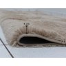 Tapete de Sala Felpudo Peludo Antiderrapante 1,00m X 1,40m - Bege Mesclado - 3