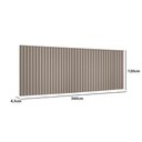 Ver imagem 2 de Cabeceira Ripada para Cama King 360cm 100% Mdf Cor:grigio