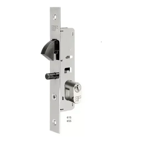 Fechadura 3F 6115/50 Cromada Broca 19mm Bico de Papagaio