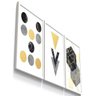 Kit 3 Quadro Decorativo Escandinavo Geometrico Moderno - 1