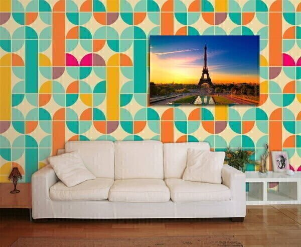 Papel de Parede para Quarto Geométrico 0023 - 1