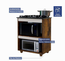 Ver imagem 2 de Balcão para Cooktop e Forno Turim Kaiki Móveis - Nature/off