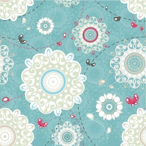 Papel de Parede para Quarto Floral 0017 - 2