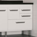 Ver imagem 4 de Gabinete de Cozinha Branco Amário Pia Balcão 144cm 100% Mdf:branco