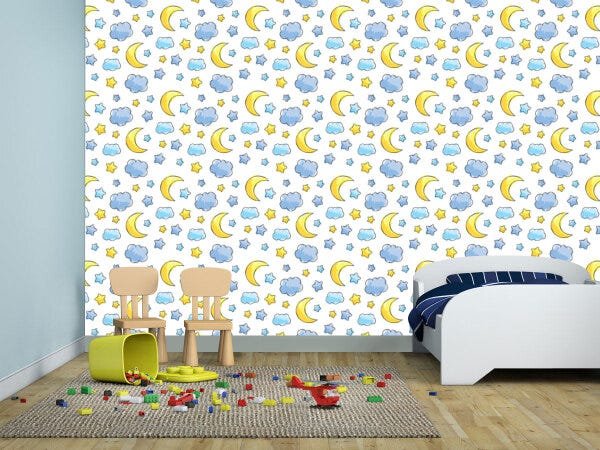 Papel De Parede Infantil 0003 Adesivo De Parede - 1