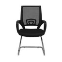 Ver imagem 2 de Cadeira Fixa Office Santiago Preto