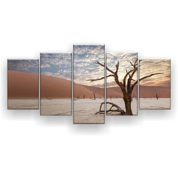 Quadro Decorativo Deserto Do Namibe Sossusvlei 129x61 - 1