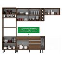 Ver imagem 5 de Armário de Cozinha Completa 290cm Rustic/Rustic/Crema Safira Madesa 13