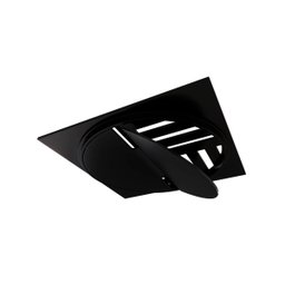 Ralo Grelha Quadrada com Fecho Automático Preto 10cm Estrela - 2