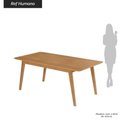 Ver imagem 4 de Mesa de Jantar 4 Lugares 120cm Retangular Retrô Multimóveis Crjcm-MES002 Cinamomo