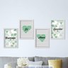 Conjunto 4 Quadros Decorativos Gratidão Fé Amor e Família Los Quadros - 2