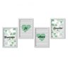 Conjunto 4 Quadros Decorativos Gratidão Fé Amor e Família Los Quadros - 1
