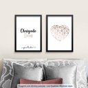Ver imagem 2 de Conjunto 2 Quadros Decorativos Obrigado Deus Por Tudo Los Quadros